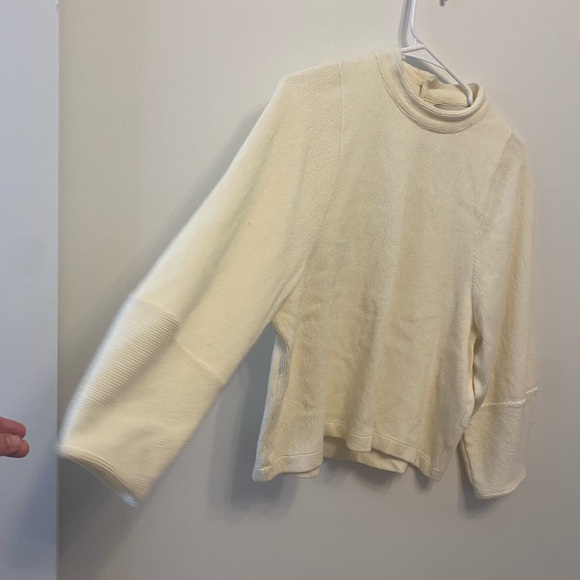 Madewell Texture & Thread Cream long sleeve top - Picture 6 of 8